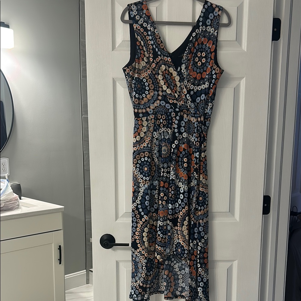 Multicolor Sleeveless Dress